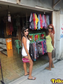 Sleazy Filipina beach hookers in Boracay